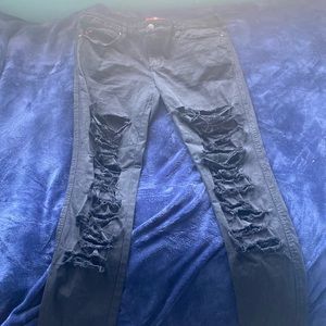 Royal Bones Distressed Skinny Jeans